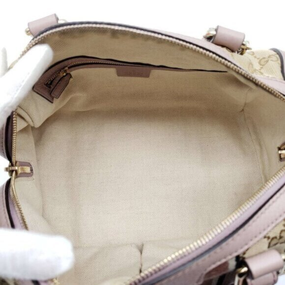 Gucci Canvas Small Vintage Boston Bag 535-101825 - Picture 11 of 14